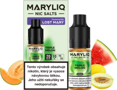 MARYLIQ Nic SALT liquid Triple Melon 10ml - 20mg