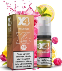 X4 Bar Juice Salt liquid - Růžová limonáda (Pink Lemonade) 10ml - 20mg