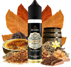 Bombo Platinum Tobaccos S&V příchuť Supra Reserve (Sladký tabák s karamelem) 15ml