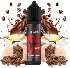 Bombo Solo Juice S&V příchuť Coffee Vanilla Custard Cream (Káva s vanilkovým krémem) 15ml