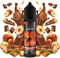 Bombo Solo Juice S&V příchuť Hazelnut Choco Waffer (Tyčinka s lískooříškovým krémem) 15ml