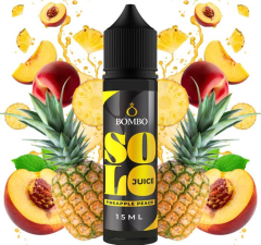 Bombo Solo Juice S&V příchuť Pineapple Peach (Ananas a broskev) 15ml