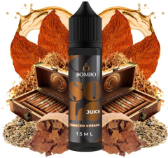 Bombo Solo Juice S&V příchuť Tobacco Cubano (Kubánský doutníkový tabák) 15ml
