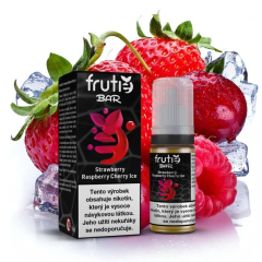 Frutie Bar Juice liquid Chladivá jahoda, malina, třešeň (Strawberry Raspberry Cherry Ice) 10ml - 20mg
