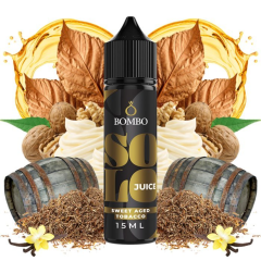 Bombo Solo Juice S&V příchuť Sweet Aged Tobacco (Nasládlá tabáková směs) 15ml
