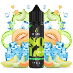 Bombo Solo Juice S&V příchuť Triple Melon Ice (Ledový cukrový meloun) 15ml