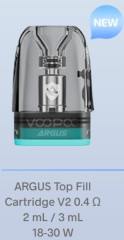 VOOPOO ARGUS G3 elektronická cigareta 1500mAh Aurora Blue