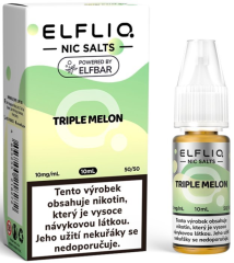 ELFLIQ Nic SALT liquid Triple Melon 10ml - 10mg