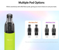 Joyetech eGo Nano Pod 800mAh Blue Green Gradient