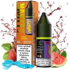 Nasty LIQ Salt liquid Fruit Fusion (Žvýkačka, Vodní meloun, Jahoda) 10ml - 10mg