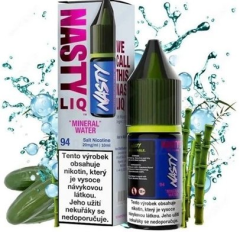 Nasty LIQ Salt liquid Mineral Water (Okurka, Bambus, Minerálka) 10ml - 10mg