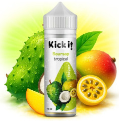 KickIt příchuť S&V Soursop Tropical 10ml