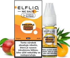 ELFLIQ Nic SALT liquid Pineapple Mango Orange 10ml - 10mg