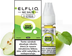 ELFLIQ Nic SALT liquid Sour Apple 10ml - 10mg