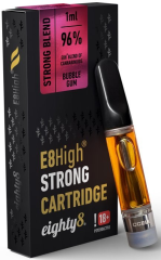 Eighty8 E8High Cartridge, 96% E8H Bubblegum 1ml