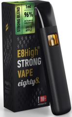 Eighty8 E8High Vaporizační pero, 96% E8H Green Apple 1ml