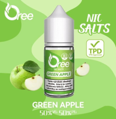 Oree SALT liquid Green Apple - Zelené jablko 10ml - 18mg