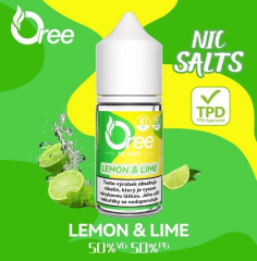 Oree SALT liquid Lemon & Lime - Citrón a limetka 10ml - 18mg