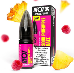 Riot X Salt liquid Sour Pineapple Razz (Ananas a nakyslá malina) 10ml-20mg