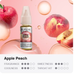 ELFLIQ Nic SALT liquid Apple Peach 10ml - 20mg