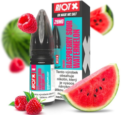 Riot X Salt liquid Raspberry Sour Watermelon (Malina a vodní meloun) 10ml-10mg