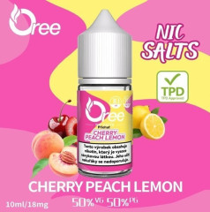 Oree SALT liquid Cherry Peach Lemon - Třešně Broskev Citron 10ml - 18mg