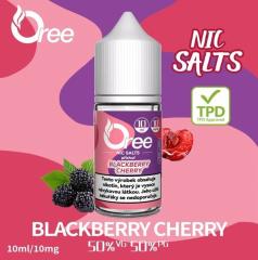 Oree SALT liquid Blackberry Cherry - Ostružina Třešeň 10ml - 10mg