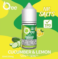 Oree SALT liquid Cucumber Lemon - Okurka Citron 10ml - 10mg
