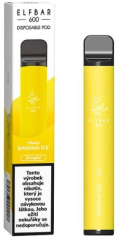 Elf Bar 600 jednorázová elektronická cigareta Banana Ice 20mg