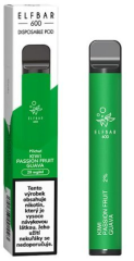 Elf Bar 600 jednorázová elektronická cigareta Kiwi Passion Fruit Guava 20mg