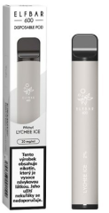 Elf Bar 600 jednorázová elektronická cigareta Lychee Ice 20mg