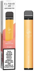 Elf Bar 600 jednorázová elektronická cigareta Peach Ice 20mg