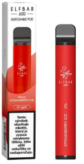 Elf Bar 600 jednorázová elektronická cigareta Strawberry Ice 20mg