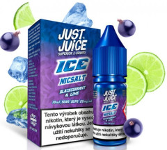 Just Juice SALT liquid ICE Blackcurrant & Lime 10ml - 11mg